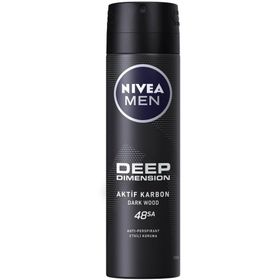 Nivea Men 150 ml Deep Dimension Erkek Sprey Deodorant