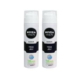 Nivea Men 2x200 ml Hassas Cilt Tıraş Jeli