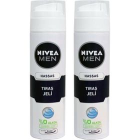 Nivea Men 2x200 ml Hassas Cilt Tıraş Jeli