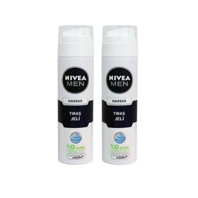 Nivea Men 2x200 ml Hassas Cilt Tıraş Jeli