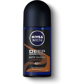 Nivea Men 50 ml Deep Dimension Aktif Karbon Espresso Etkili Koruma Roll-On Deodorant