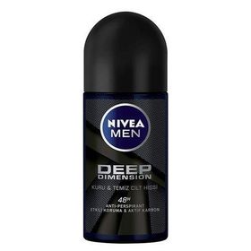 Nivea Men 50 ml Deep Dimension Aktif Karbon Espresso Etkili Koruma Roll-On Deodorant