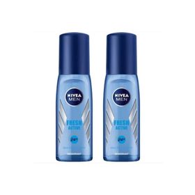 Nivea Men Active Fresh 150 ml Sprey Deodorant + Sport 500 ml Duş Jeli