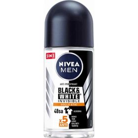 Nivea Men Black White Invisible 50 ml 72 Saat Anti-Perspirant Erkek Roll-On Deodorant