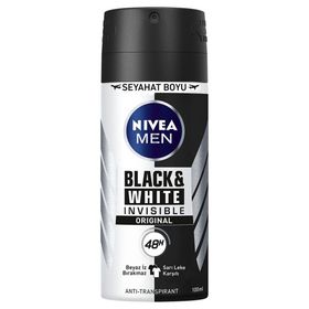 Nivea Men Black White Invisible Clear 50 ml Erkek Roll-On Deodorant