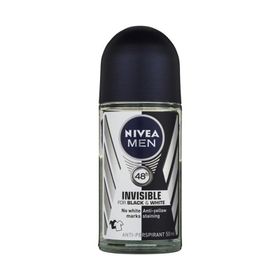 Nivea Men Black White Invisible Clear 50 ml Erkek Roll-On Deodorant
