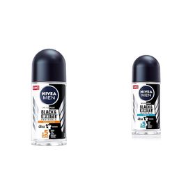 Nivea Men Black White Invisible Güçlü Etki 50 ml ve Black White Invisible Fresh 50 ml Erkek Roll On Deodorant