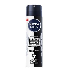Nivea Men Black & White Invisible Original 150 ml Erkek Sprey Deodorant