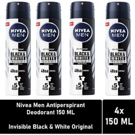 Nivea Men Black White İnvisible Original 4x150 ml Erkek Deodorant