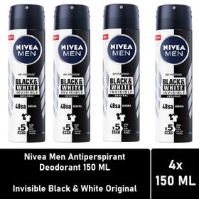 Nivea Men Black White İnvisible Original 4x150 ml Erkek Deodorant