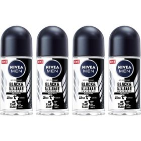 Nivea Men Black White Invisible Original 4x50 ml Erkek Stick Deodorant