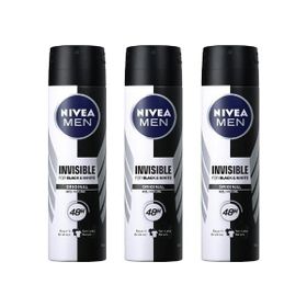 Nivea Men Black &White Original 3 x 150 ml Sprey Deodorant