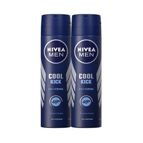 Nivea Men Cool Kick 2x150 ml Erkek Sprey Deodorant