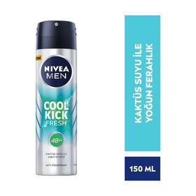 Nivea Men Cool Kick Fresh 2x150 ML Erkek Sprey Deodorant