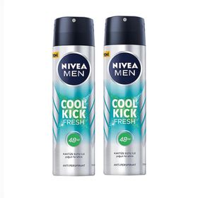 Nivea Men Cool Kick Fresh 2x150 ML Erkek Sprey Deodorant