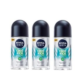 Nivea Men Cool Kick Fresh 3x150 ml Erkek Sprey Deodorant
