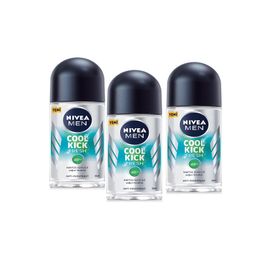 Nivea Men Cool Kick Fresh 3x50 ML Erkek Roll-On