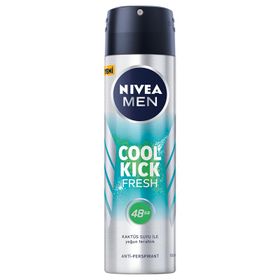 Nivea Men Cool Kick Fresh 48 Saat Koruma 150 ml Sprey Deodorant