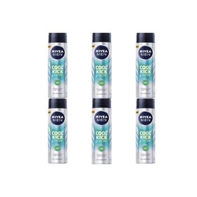 Nivea Men Cool Kick Fresh 6x150 ml Erkek Sprey Deodorant