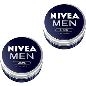 Nivea Men Creme 2X30 ml El Yüz Vücut Kremi