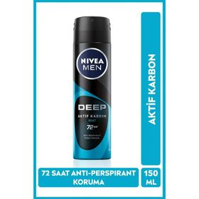 Nivea Men Deep Aktif Karbon Beat 150 ml Deodorant