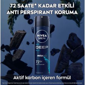 Nivea Men Deep Aktif Karbon Beat 150 ml Deodorant