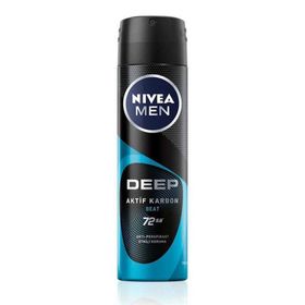 Nivea Men Deep Aktif Karbon Beat 150 ml Deodorant