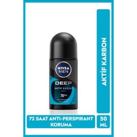 Nivea Men Deep Beat Black Carbon 50 ml Roll On