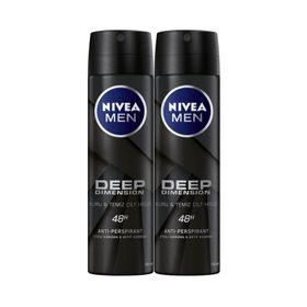Nivea Men Deep Dimension 150 ml Erkek Deodorant + Nivea Soft 100 ml Krem