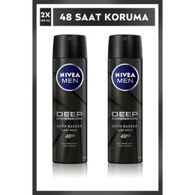 Nivea Men Deep Dimension 2x150 ml Erkek Deodorant