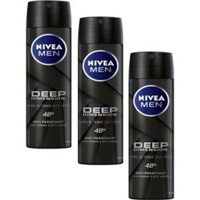 Nivea Men Deep Dimension 3x150 ml Erkek Deodorant