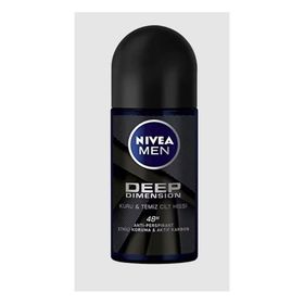 Nivea Men Deep Dimension 4x50 ml Erkek Deodorant Roll-On