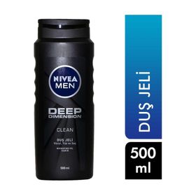 Nivea Men Deep Dimension 500 ml Duş Jeli+Deep Dimension 100 ml Tıraş Losyonu