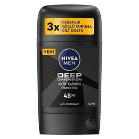 Nivea Men Deep Dimension Aktif Karbon 50 ml Erkek Stick Deodorant
