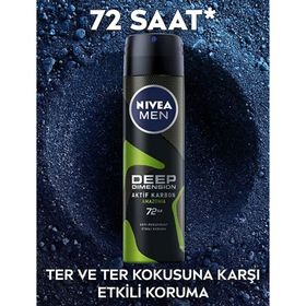Nivea Men Deep Dimension Amazonia Aktif Karbon 2x150 ml Erkek Deodorant