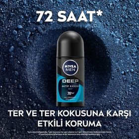 Nivea Men Deep Dimension Beat 50 ml Erkek Deodorant Roll-On