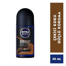 Nivea Men Deep Dimension Espresso 50 ml Erkek Roll-On Deodoran t