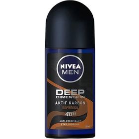 Nivea Men Deep Dimension Espresso 50 ml Erkek Roll-On Deodoran t
