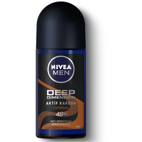 Nivea Men Deep Dimension Espresso 50 ml ve Deep Dimension 50 ml Erkek Roll On Deodorant