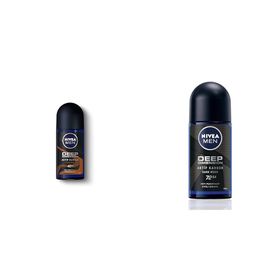 Nivea Men Deep Dimension Espresso 50 ml ve Deep Dimension 50 ml Erkek Roll On Deodorant