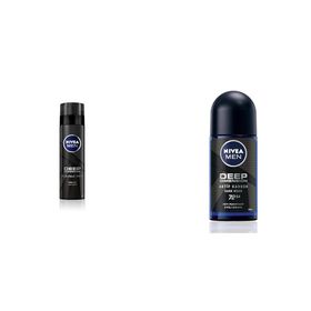 Nivea Men Deep Dimension Kusursuz 2x200 ml Tıraş Jeli ve Deep Dimension 50 ml Stick Deodorant