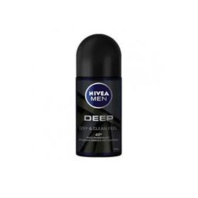Nivea Men Deep Dry and Clean 3x50 ml Roll-On