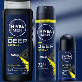 Nivea Men Deep Extreme 50 ml Erkek Roll-On Deodorant
