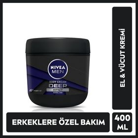 Nivea Men Deep Impact 400 ml Nemlendirici El ve Vücut Kremi