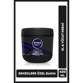 Nivea Men Deep Kavanoz 400 ml El Vücut Bakım Kremi