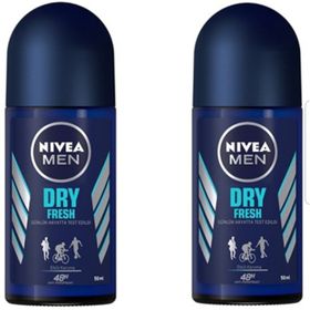 Nivea Men Dry Fresh 2x50 ml Erkek Roll-On