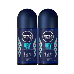 Nivea Men Dry Fresh 2x50 ml Erkek Roll-On