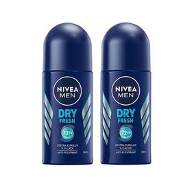 Nivea Men Dry Fresh Roll On 2x50 ml Erkek Deodorant