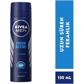 Nivea Men Erkek Fresh Active 48 Saat Anti-Perspirant Koruma 150 ml Sprey Deodorant