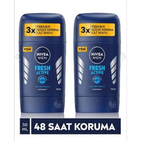 Nivea Men Erkek Fresh Active 48 Saat Deodorant Koruması 50 ml X2 Roll On Deodorant